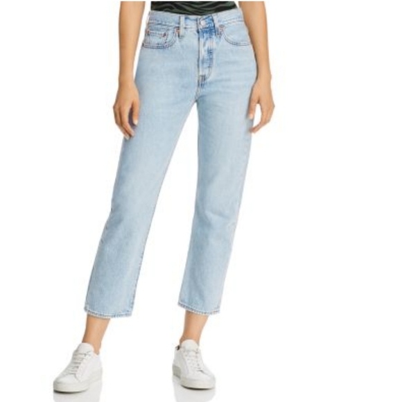 NEW Levi's 501 Original High Rise Cropped Jeans - Picture 2 of 10